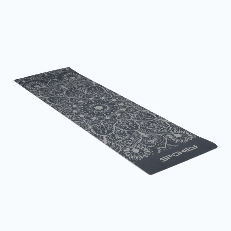 Spokey Yoga Mandala 4 mm grigio 929857 tappetino yoga