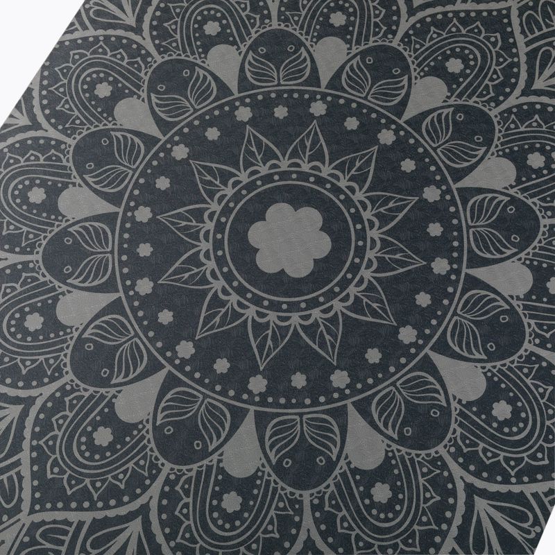Spokey Yoga Mandala 4 mm grigio 929857 tappetino yoga 4