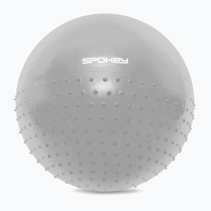 Palla da ginnastica Spokey Halffit grigio 929873 75 cm