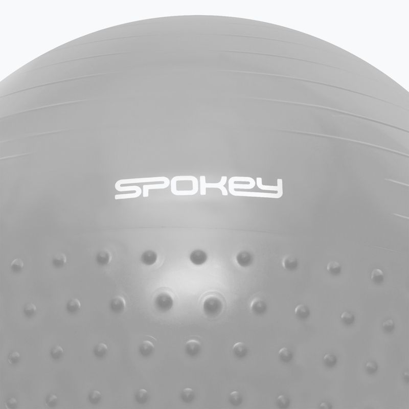 Palla da ginnastica Spokey Halffit grigio 929873 75 cm 2