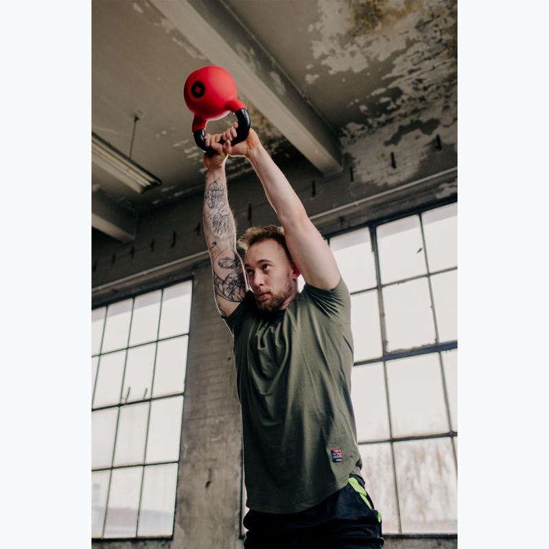 THORN FIT Kettlebell in ghisa da 16 kg rosso 4