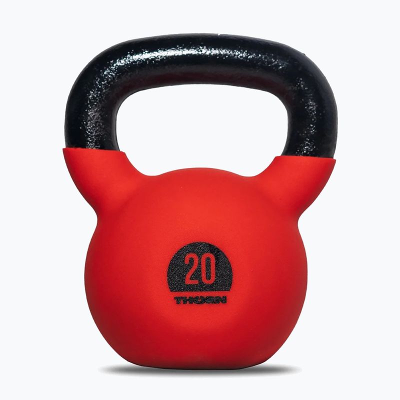 THORN FIT Kettlebell in ghisa da 20 kg rosso