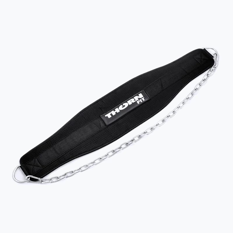 THORN FIT Dip Logo cintura di sollevamento pesi nera 3