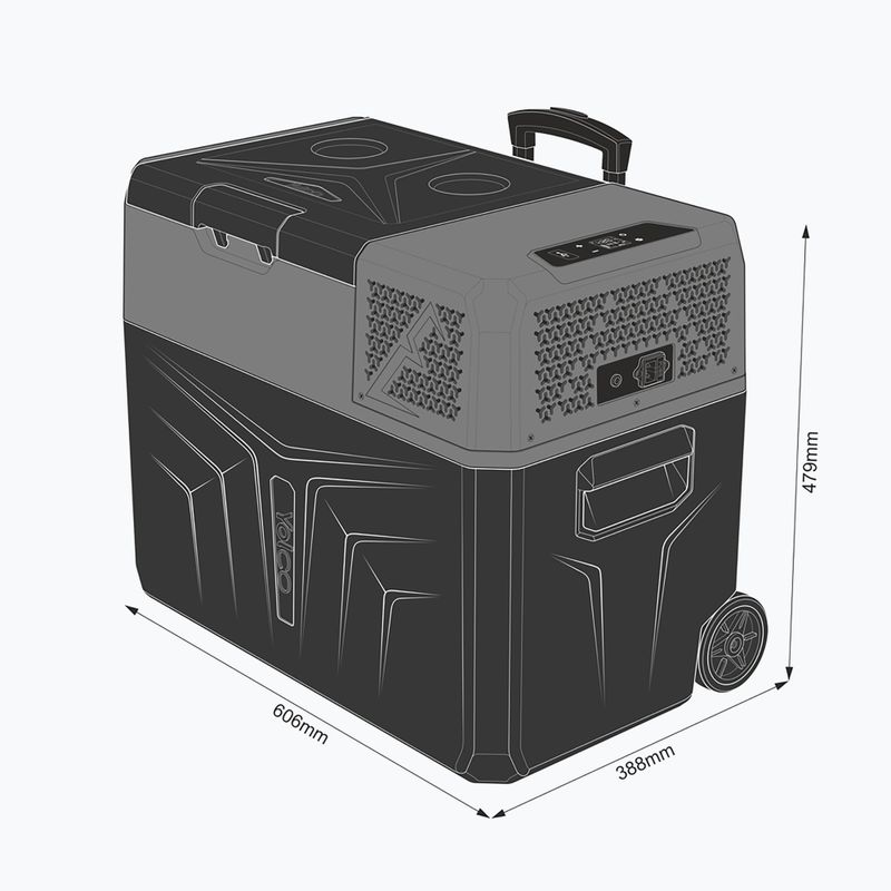 Frigorifero da viaggio in carbonio Yolco BCX40 39 l 17