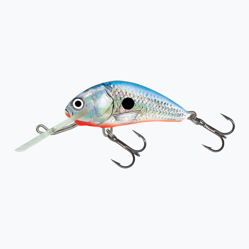 Salmo Hornet FLO argento blu shad wobbler
