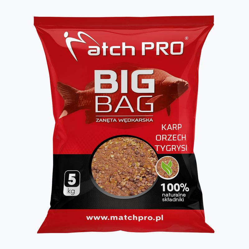 Pesca con esche artificiali MatchPro Big Bag Karp Tiger Walnut 5 kg
