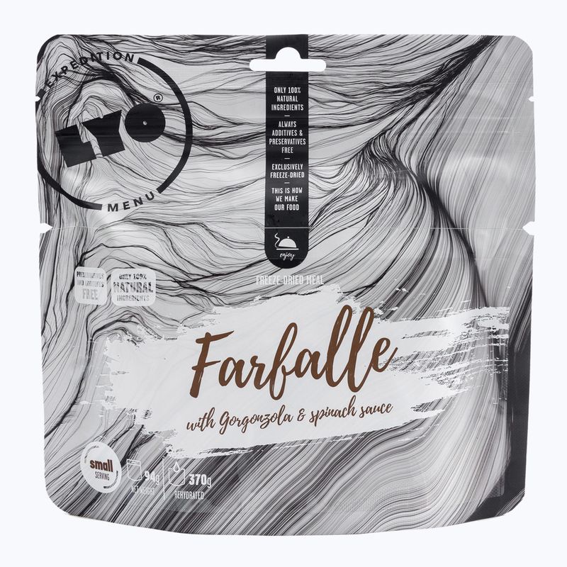 Cibo liofilizzato LYOFOOD Farfalle in salsa di spinaci e formaggio 94 g