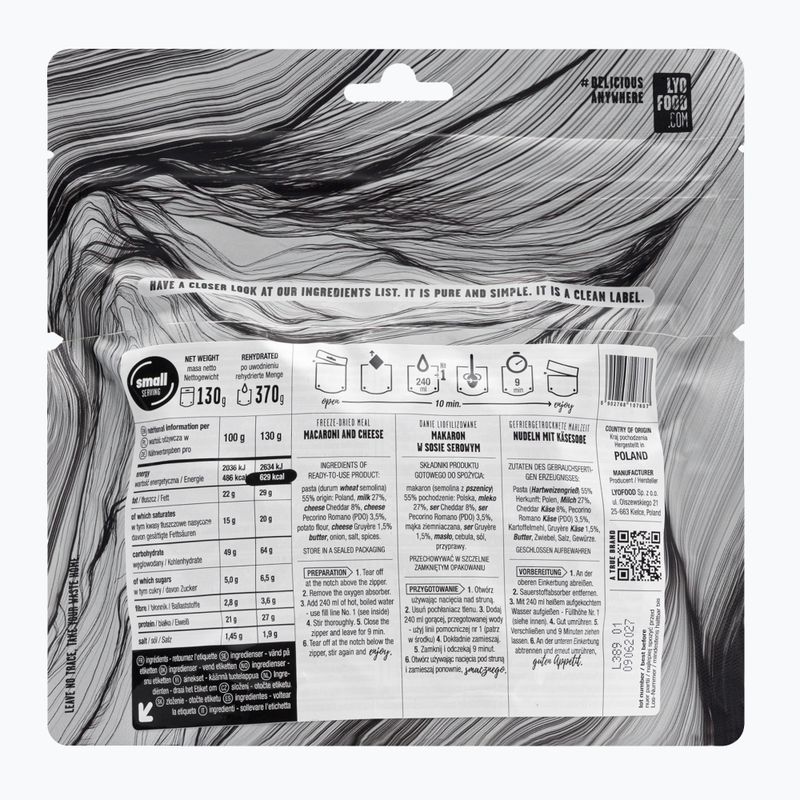 Cibo liofilizzato LYOFOOD Mac & Cheese 130 g 2