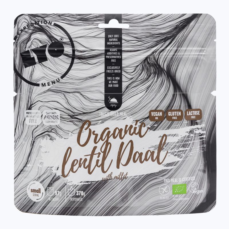 Alimento liofilizzato LYOFOOD EKO Dal di lenticchie con semole di miglio 97 g