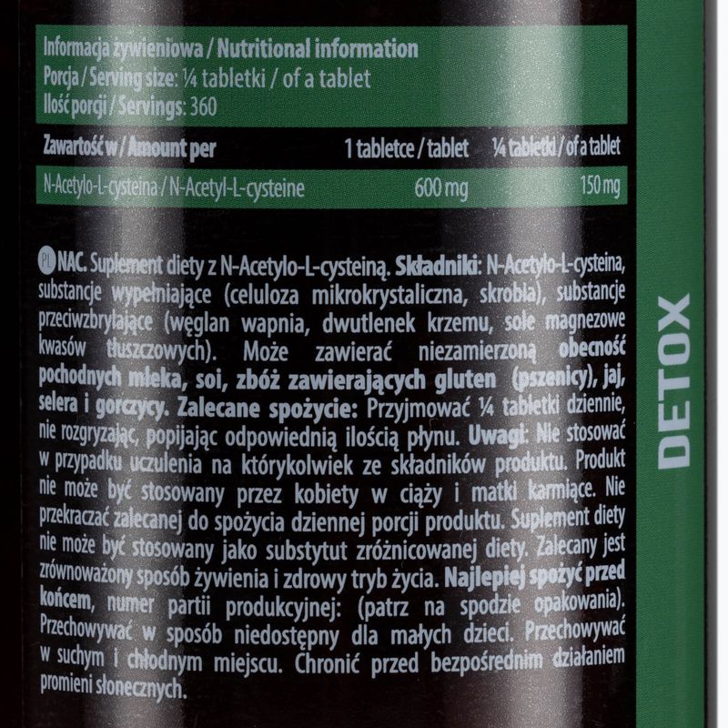 Supplement Essence NAC 600 mg 90 compresse 2