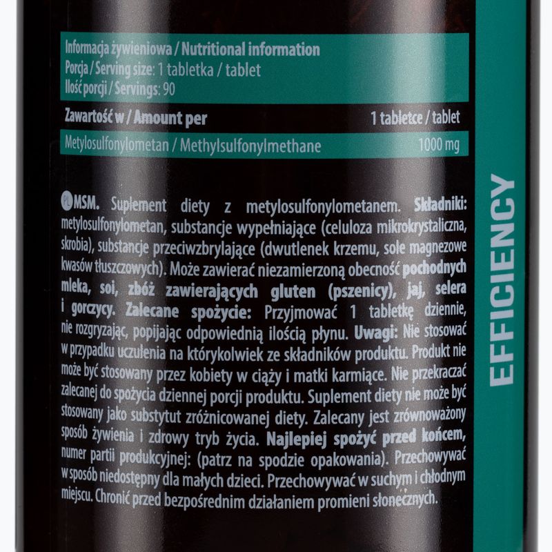 Supplement Essence MSM 1000 mg 90 compresse 2