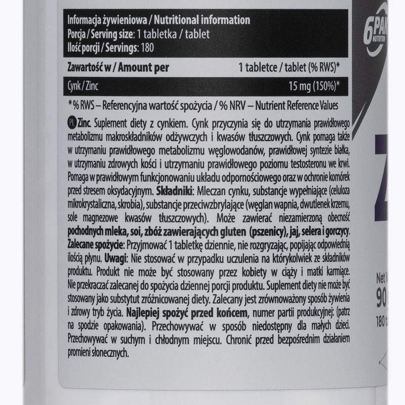 Zinco 6PAK EL Zinco 180 compresse 2