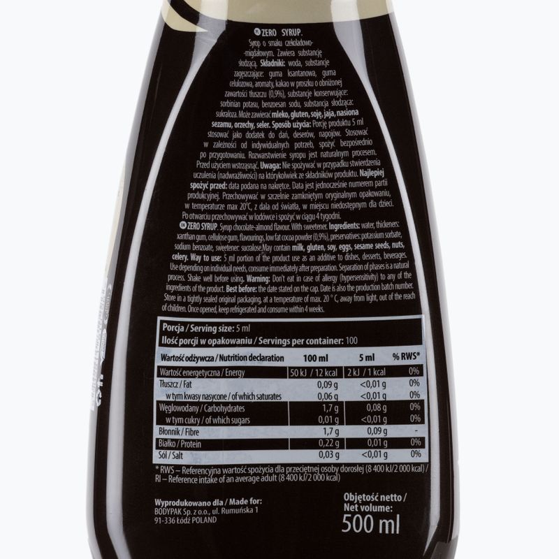 6PAK Sciroppo ZERO salsa 500 ml Cioccolato Mandorla 2