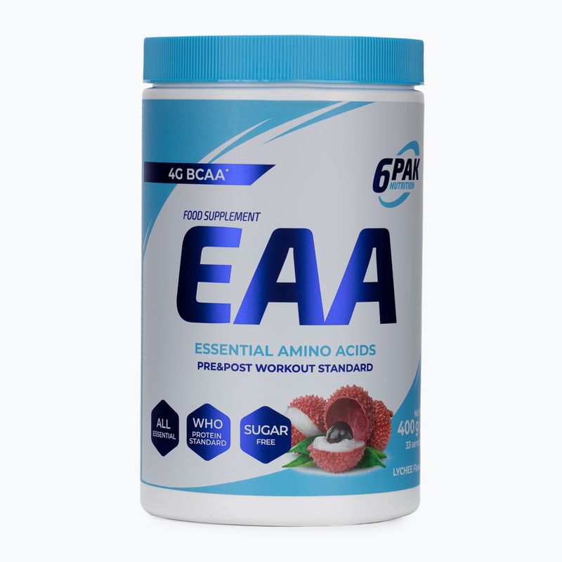 6PAK Aminoacidi EAA 400 g Lychee