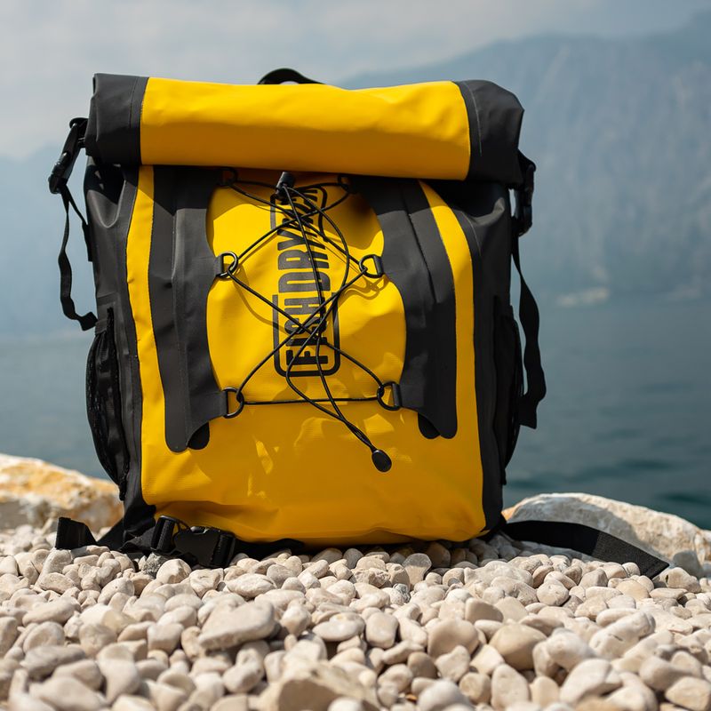 FishDryPack Explorer 40 l zaino impermeabile giallo 8