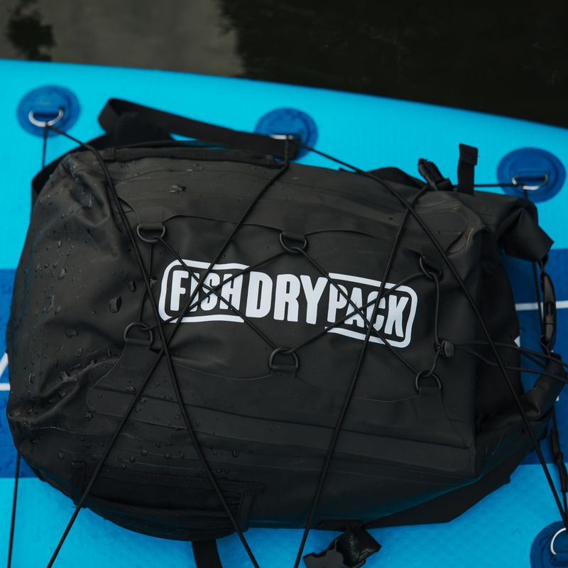 FishDryPack Explorer 20 l zaino impermeabile nero 8