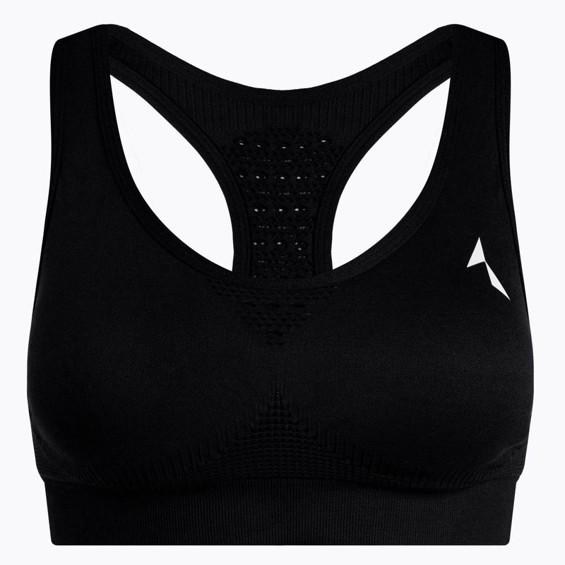 Carpatree Phase Reggiseno fitness senza cuciture nero