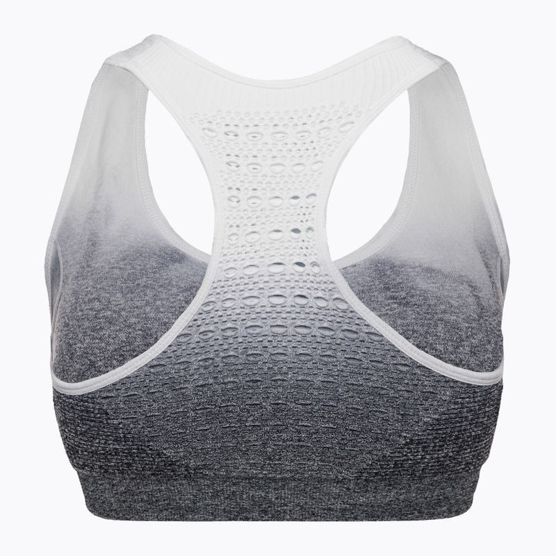Reggiseno fitness Carpatree Phase Seamless grigio/bianco a sfumature 6