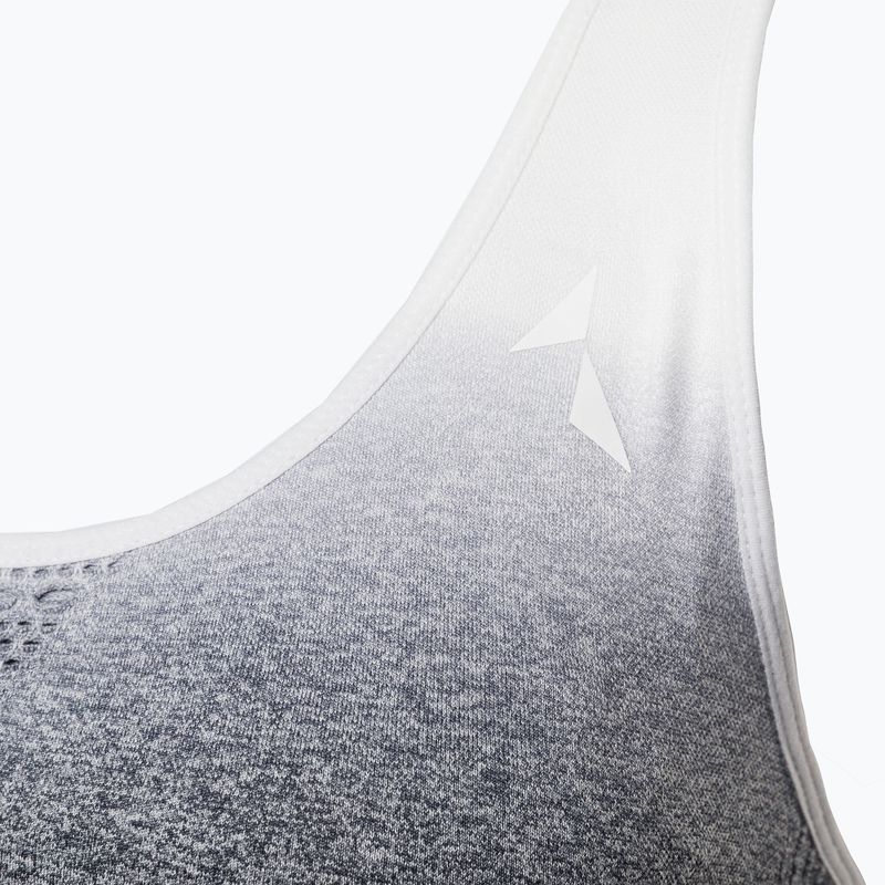 Reggiseno fitness Carpatree Phase Seamless grigio/bianco a sfumature 7