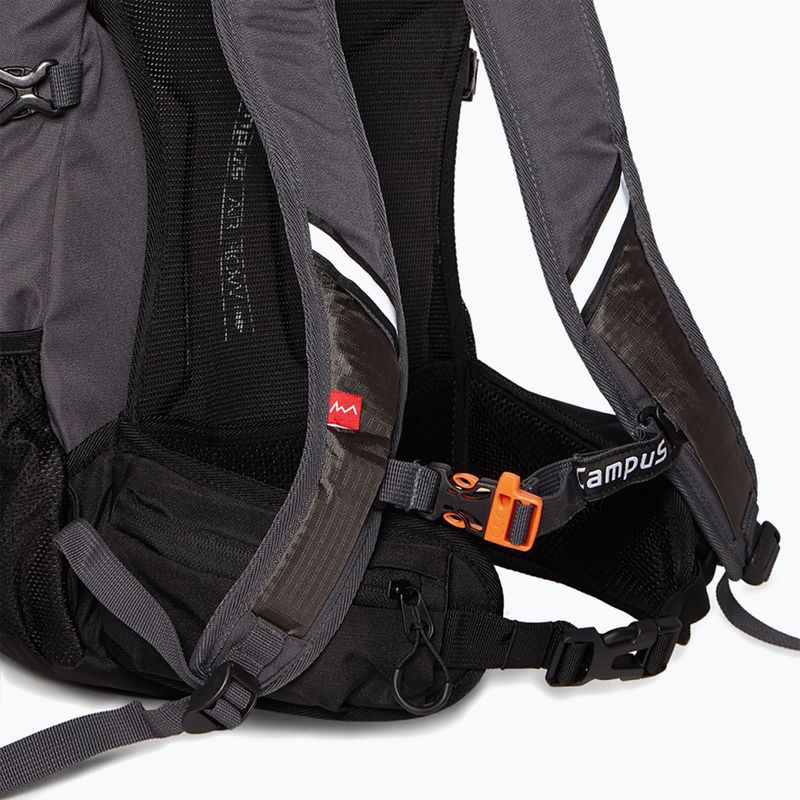 Zaino da trekking CampuS Divis 33 l nero/grigio 4