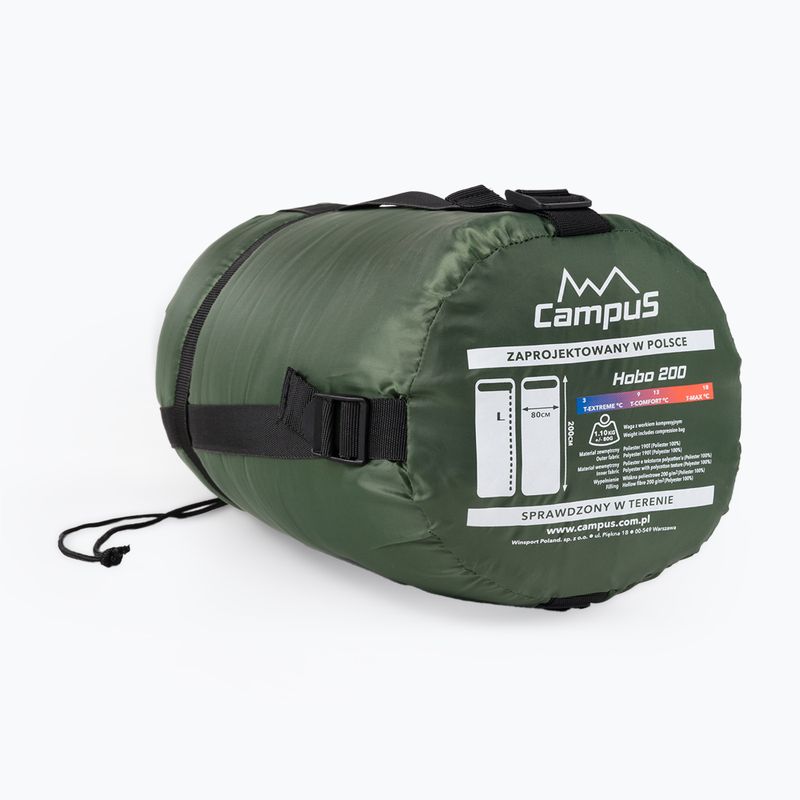 Sacco a pelo CampuS Hobo 200 verde 7