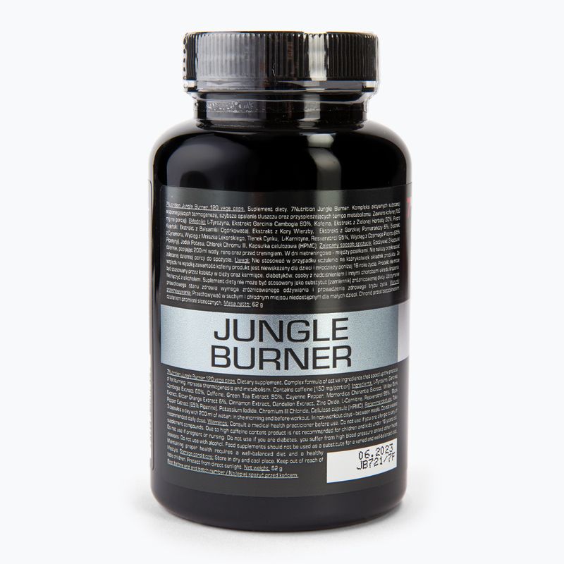 Bruciatore di grassi 7Nutrition Jungle Burner 120 capsule 2