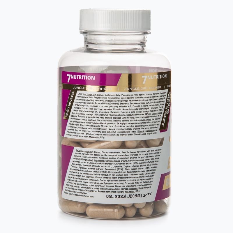Bruciatore di grassi 7Nutrition Jungle Girl Burner 120 capsule 2