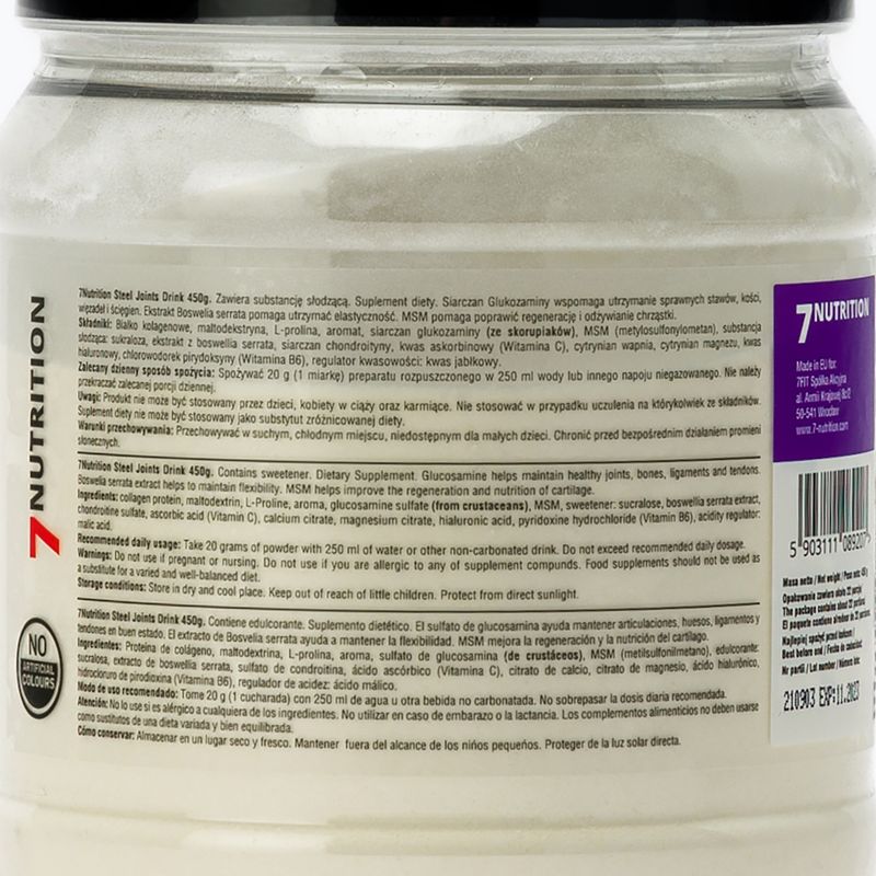 7Nutrition Steel Joints Drink 450 g Arancione 2