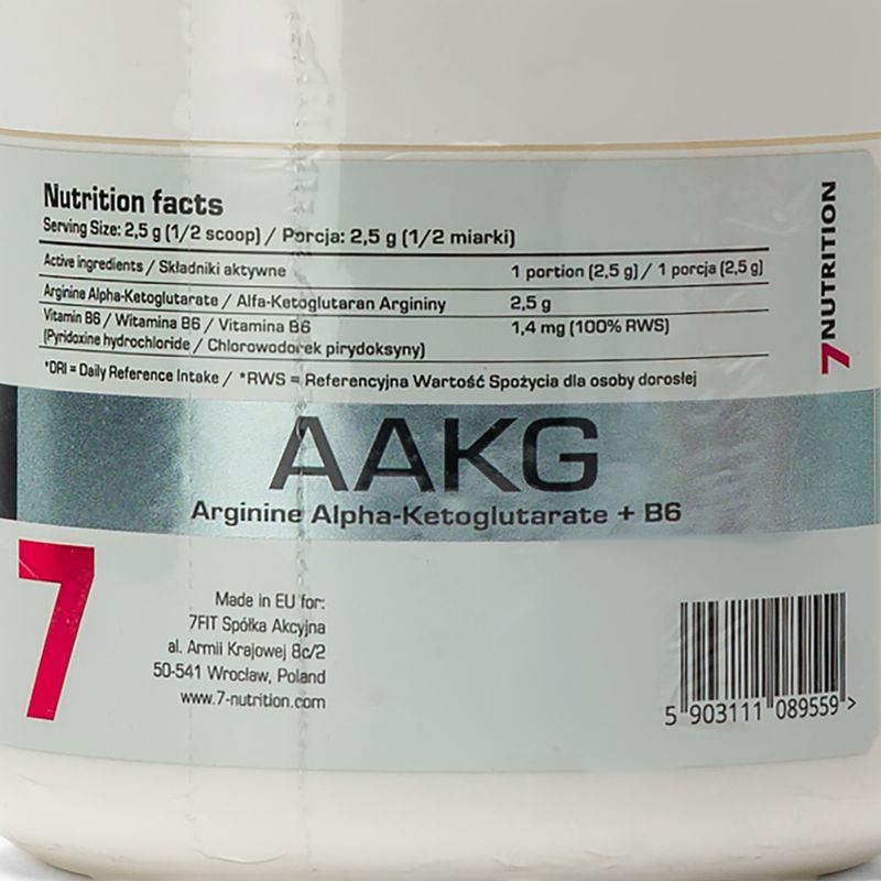 Pre-allenamento 7Nutrition AAKG 250 g 3