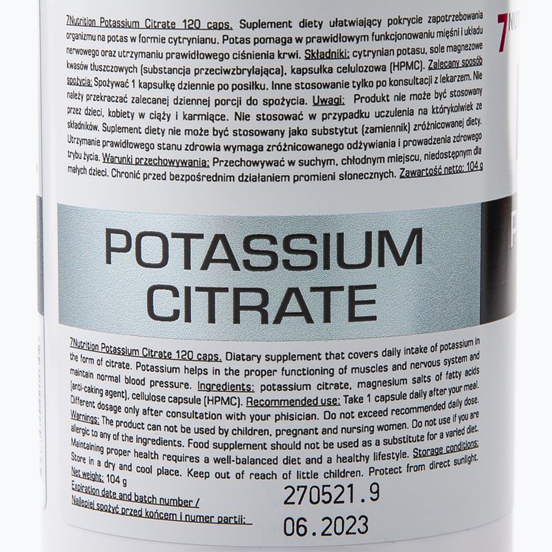 7Nutrition Potassio 120 capsule 2
