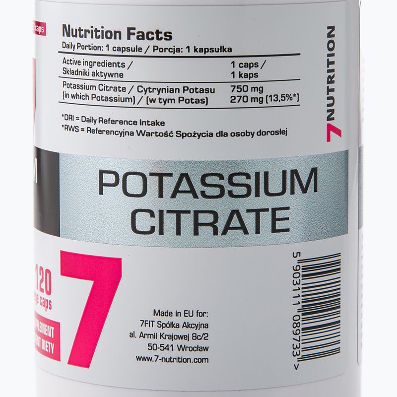 7Nutrition Potassio 120 capsule 3