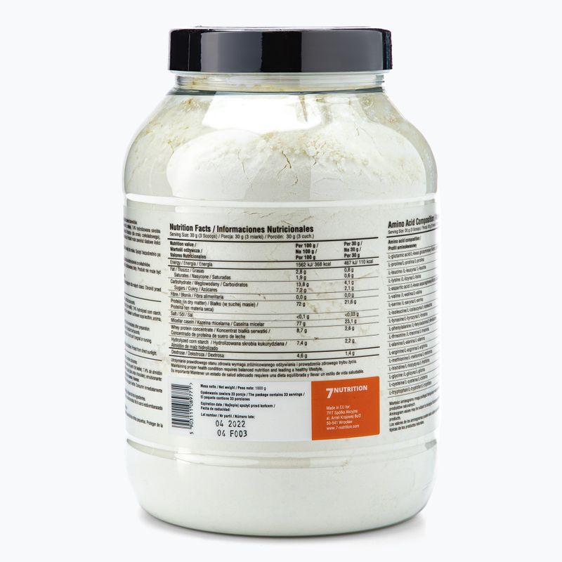 Caseina micellare 7Nutrition Caseina micellare 1000 g Vaniglia 3