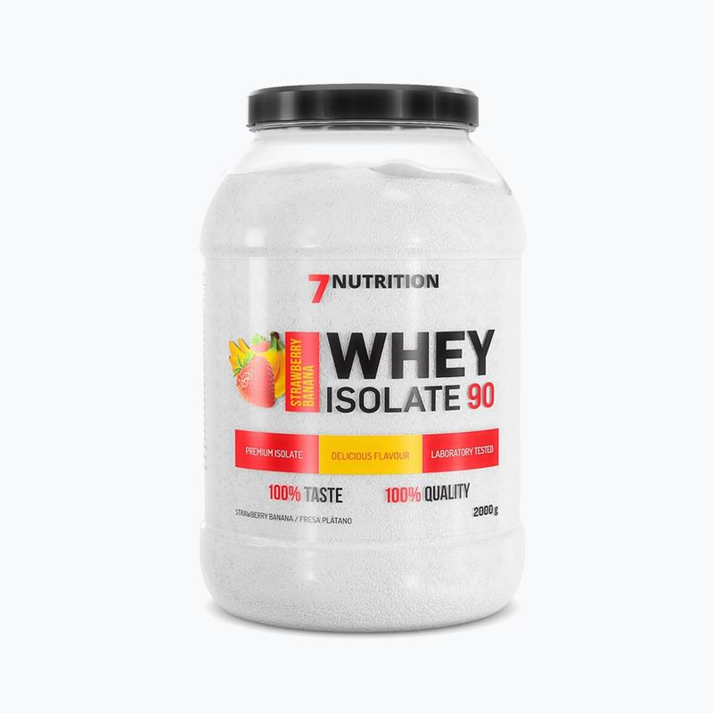 Siero di latte 7Nutrition Isolate 90 2 kg Fragola Banana 4
