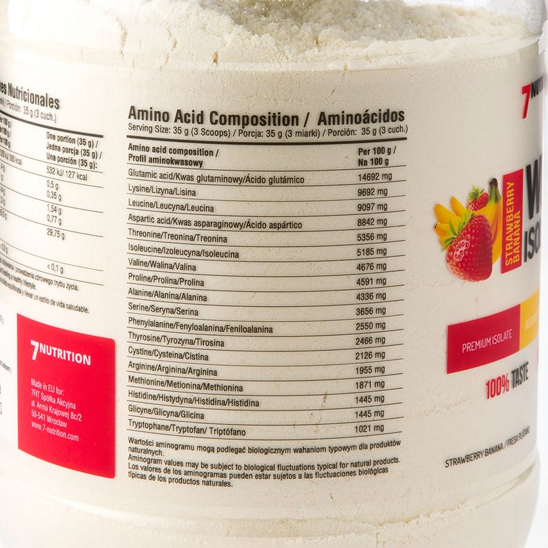 Siero di latte 7Nutrition Isolate 90 2 kg Fragola Banana 3