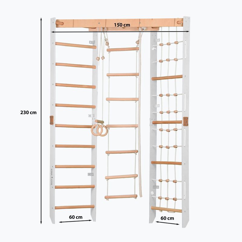 Spalliera ginnica RINAGYM SPR Corner white 2