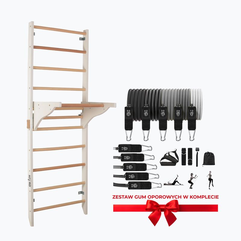 Scala per allenamento RINAGYM Pro Pure pure white