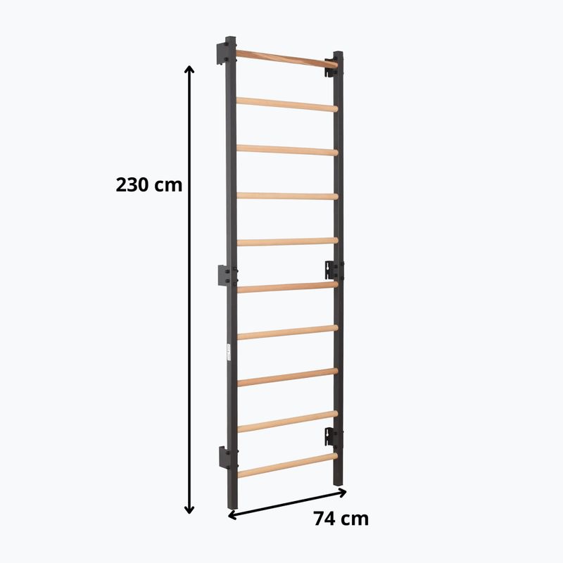 Sbarra ginnica RINAGYM Steel 1 graphit 9