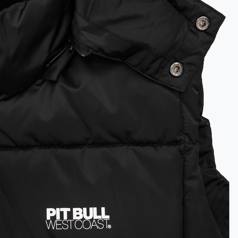Pitbull West Coast Walpen Uomo con cappuccio senza maniche nero 5