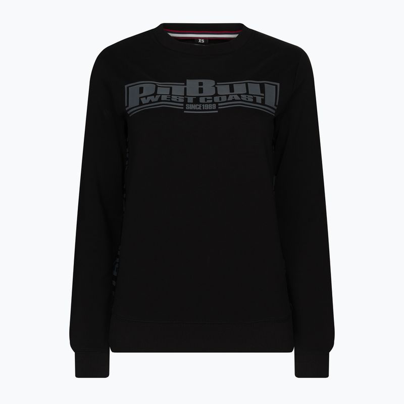 Felpa donna Pitbull West Coast Crewneck F.Terry 'Boxing' nero