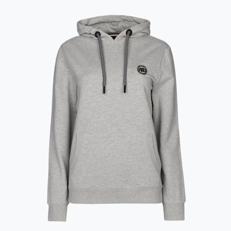 Felpa da donna Pitbull West Coast con cappuccio F.Terry 'Small Logo' grigio/melange