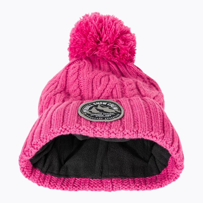 Pitbull West Coast berretto invernale Snow Crew rosa 5