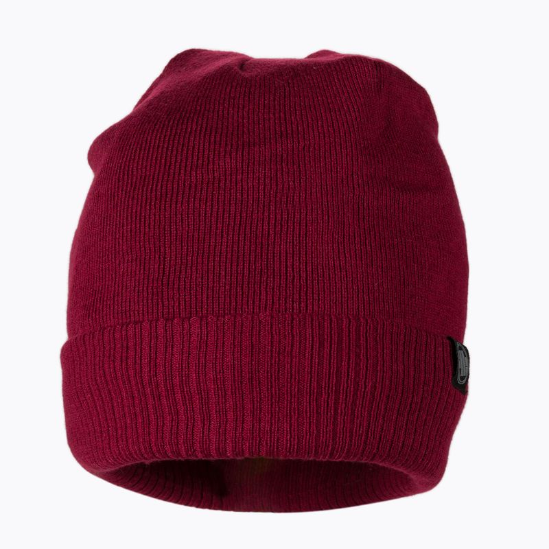 Berretto invernale Pitbull West Coast logo piccolo bordeaux