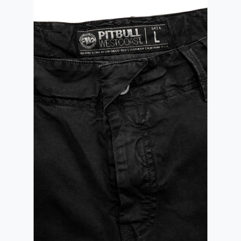 Pantaloncini Pitbull Cargo Carver da uomo, nero 3