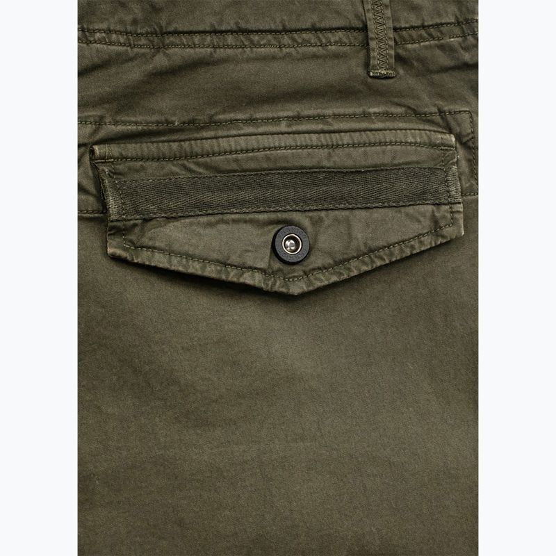 Pantaloncini Pitbull Cargo Carver oliva da uomo 8