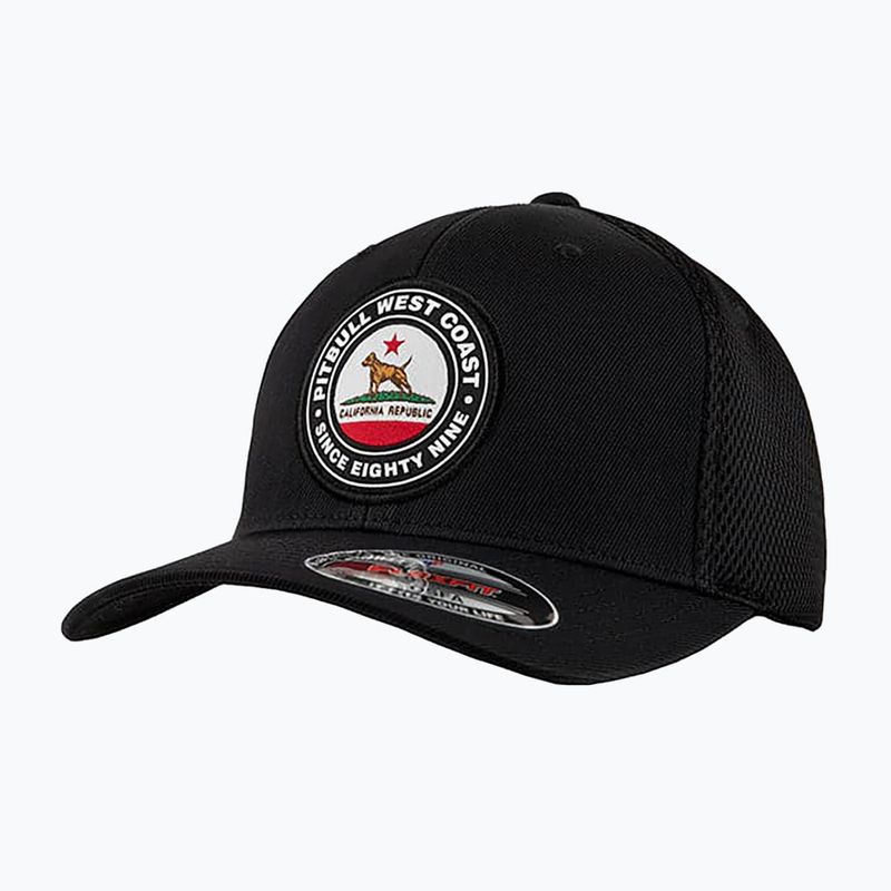 Cappellino da uomo Pitbull West Coast Mesh California Dog nero
