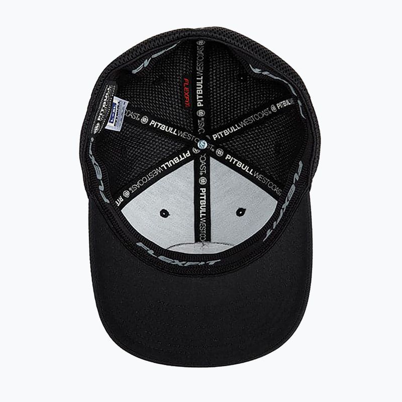 Cappellino da uomo Pitbull West Coast Mesh California Dog nero 4