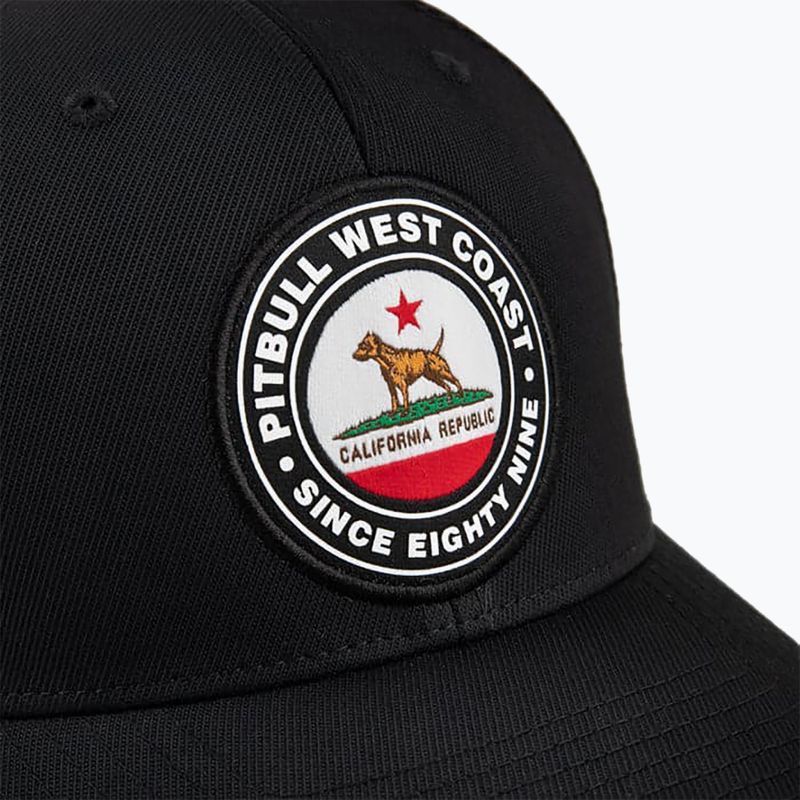 Cappellino da uomo Pitbull West Coast Mesh California Dog nero 5