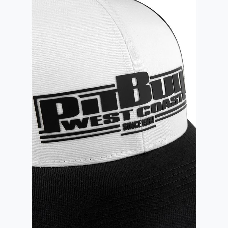 Cappello invernale Pitbull Classic Boxing bianco/nero 4