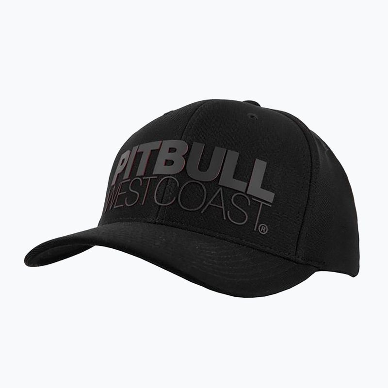 Cappellino Pitbull West Coast uomo Snapback Seascape stampa nero/rosso