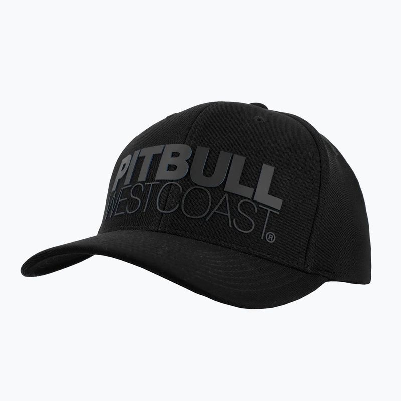 Cappello da baseball Pitbull Snapback Seascape stampato nero/rosso
